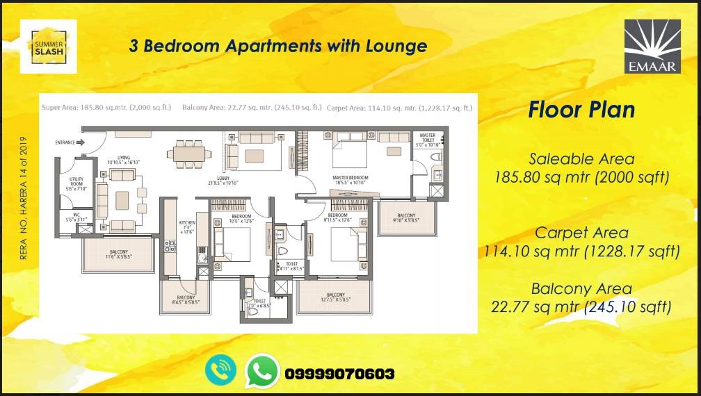 Master plan Emaar Imperial Gardens