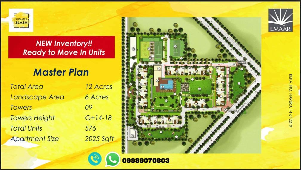 Master plan Emaar Imperial Gardens